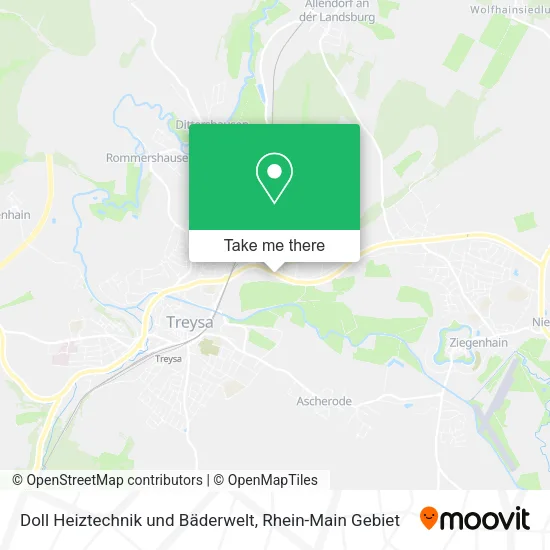 Карта Doll Heiztechnik und Bäderwelt