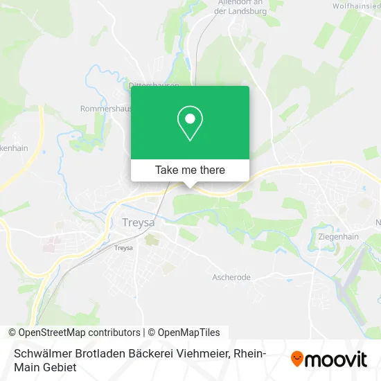 Карта Schwälmer Brotladen Bäckerei Viehmeier