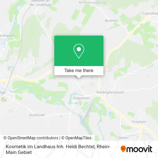 Карта Kosmetik im Landhaus Inh. Heidi Bechtel