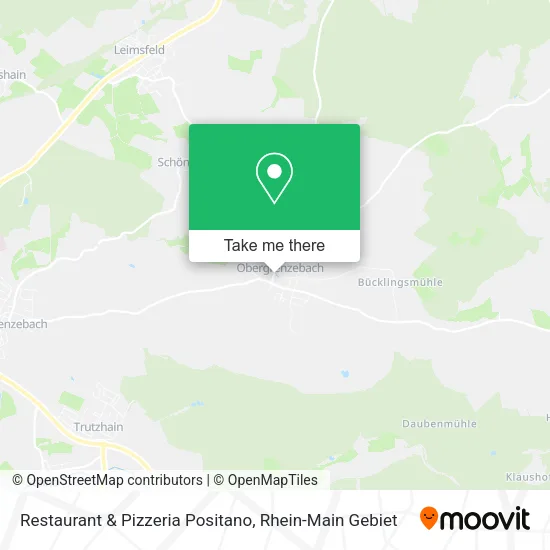 Карта Restaurant & Pizzeria Positano