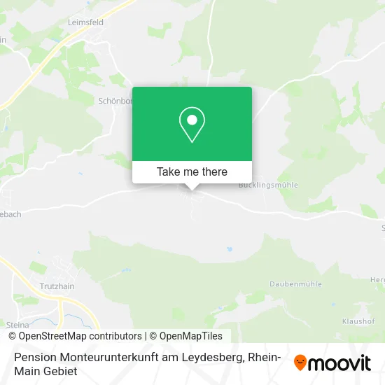 Карта Pension Monteurunterkunft am Leydesberg