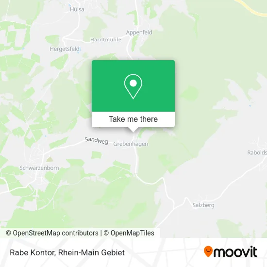 Rabe Kontor map