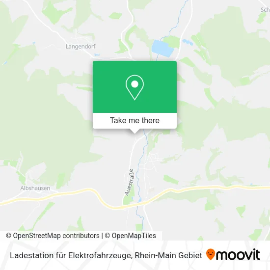 Карта Ladestation für Elektrofahrzeuge