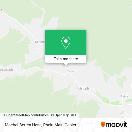 Карта Moebel Betten Hess