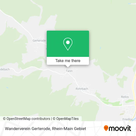 Карта Wanderverein Gerterode