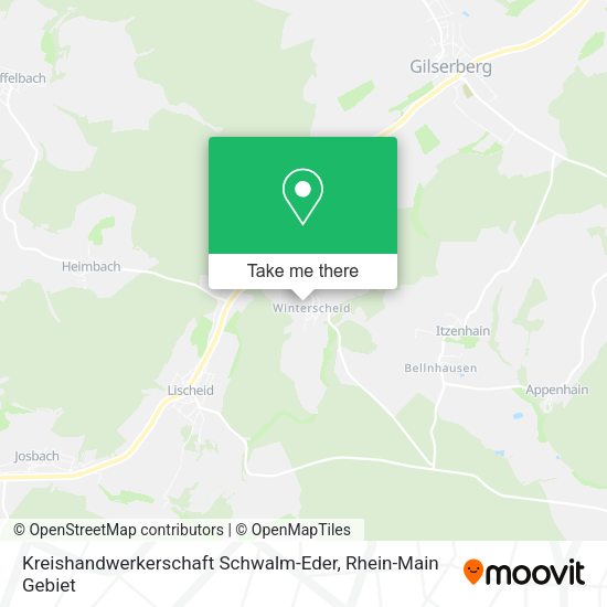 Карта Kreishandwerkerschaft Schwalm-Eder