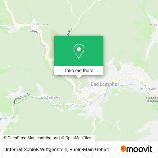 Карта Internat Schloß Wittgenstein