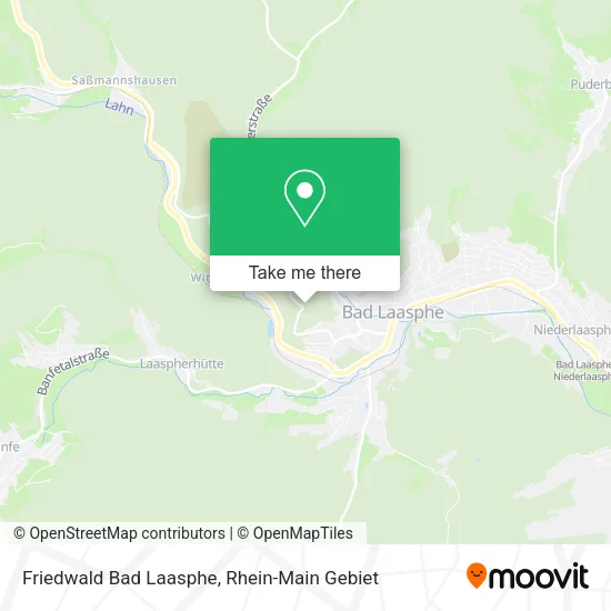Карта Friedwald Bad Laasphe