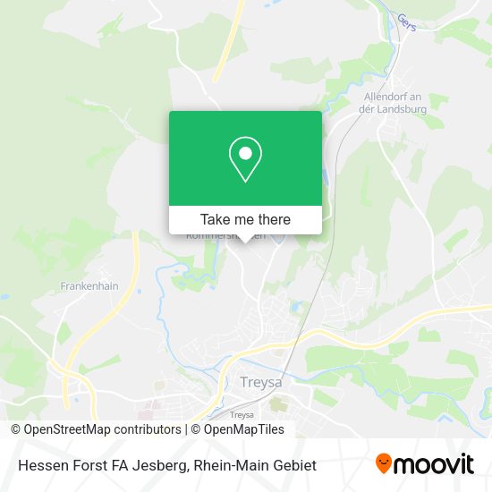 Карта Hessen Forst FA Jesberg