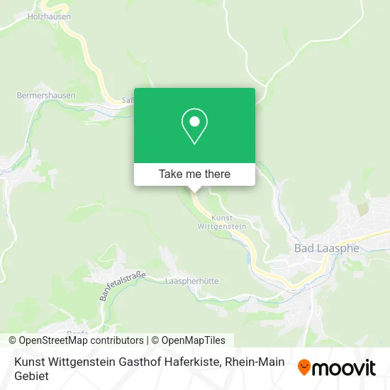Карта Kunst Wittgenstein Gasthof Haferkiste
