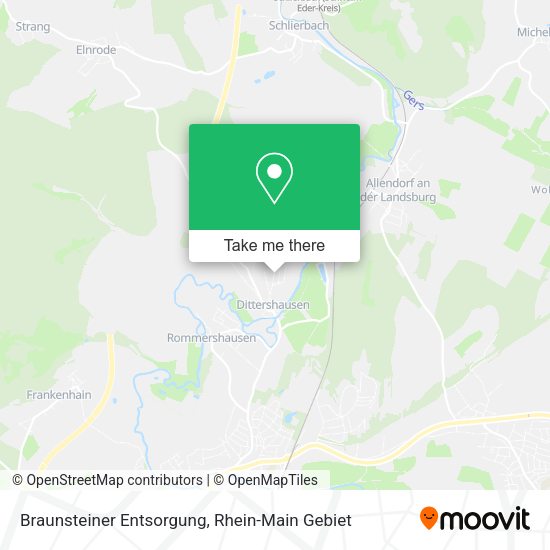 Карта Braunsteiner Entsorgung