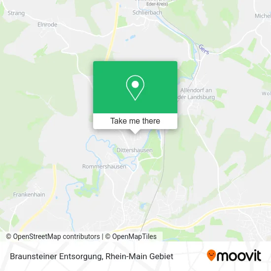 Карта Braunsteiner Entsorgung