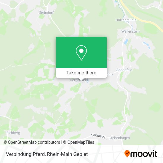 Карта Verbindung Pferd