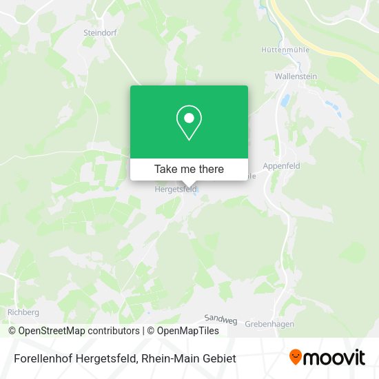 Карта Forellenhof Hergetsfeld