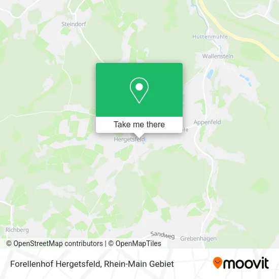 Карта Forellenhof Hergetsfeld