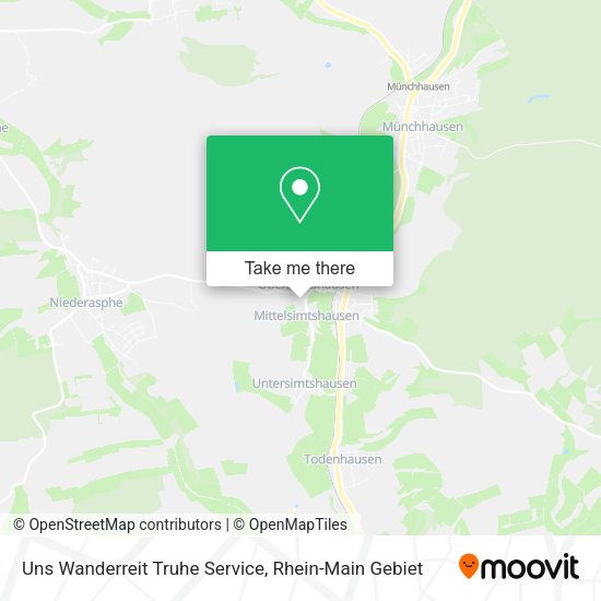 Карта Uns Wanderreit Truhe Service