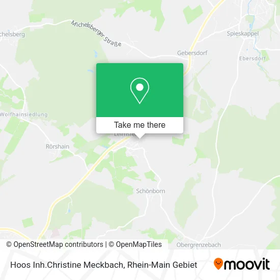 Карта Hoos Inh.Christine Meckbach