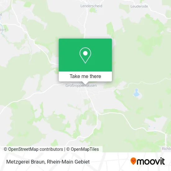 Карта Metzgerei Braun