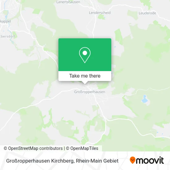 Карта Großropperhausen Kirchberg