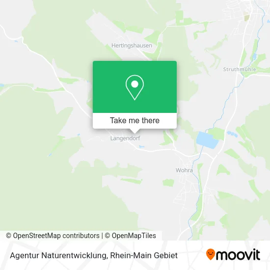 Карта Agentur Naturentwicklung