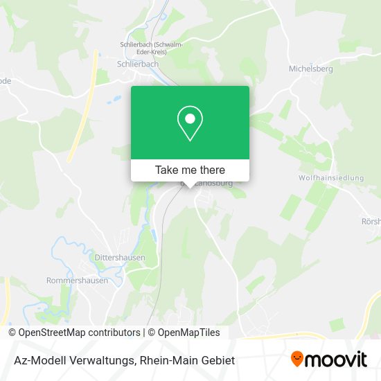 Карта Az-Modell Verwaltungs