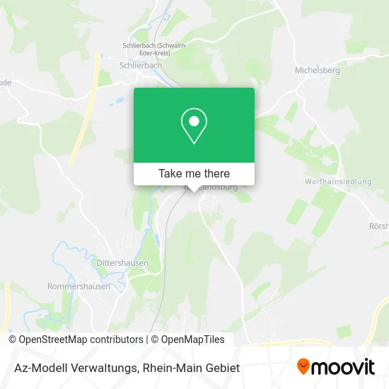 Карта Az-Modell Verwaltungs