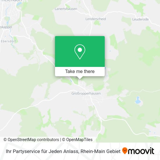 Карта Ihr Partyservice für Jeden Anlass