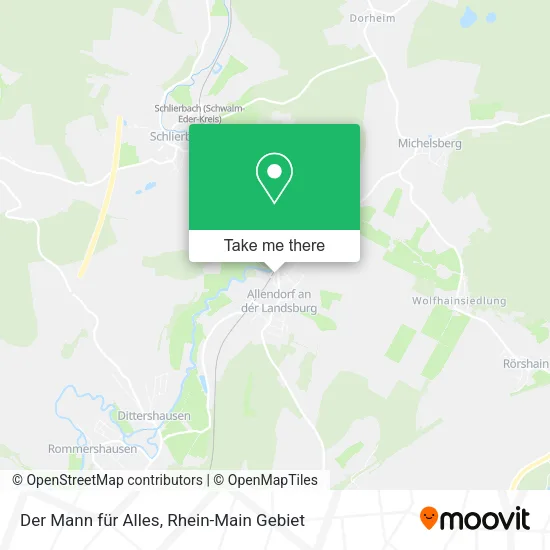 Карта Der Mann für Alles