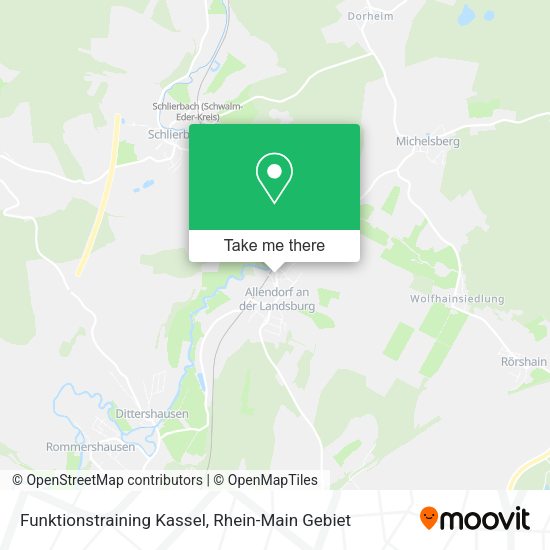 Карта Funktionstraining Kassel