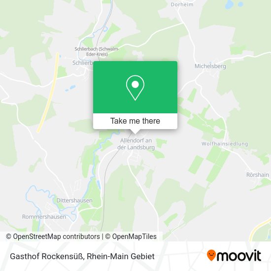 Карта Gasthof Rockensüß
