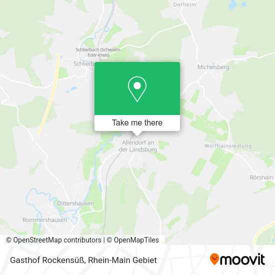 Карта Gasthof Rockensüß