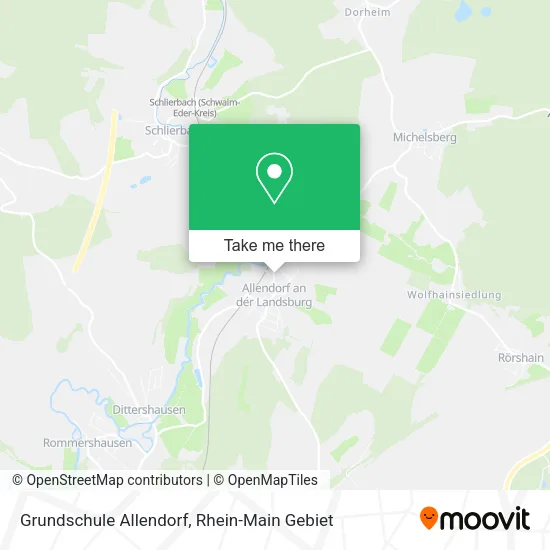 Карта Grundschule Allendorf