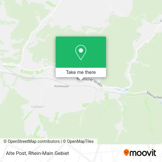 Карта Alte Post