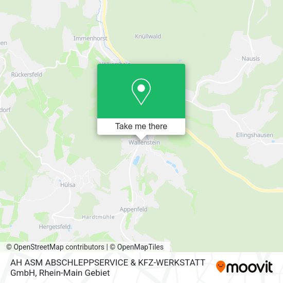 Карта AH ASM ABSCHLEPPSERVICE & KFZ-WERKSTATT GmbH