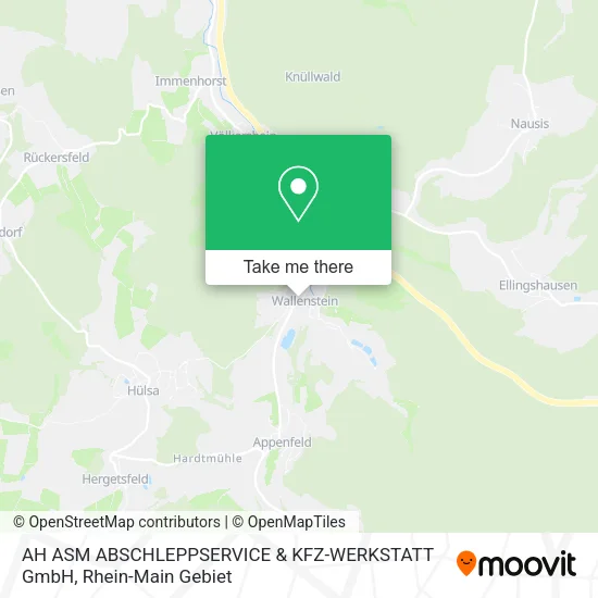 Карта AH ASM ABSCHLEPPSERVICE & KFZ-WERKSTATT GmbH