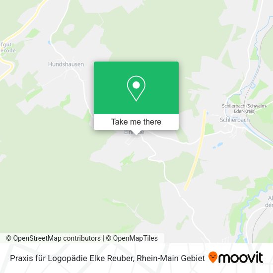 Карта Praxis für Logopädie Elke Reuber
