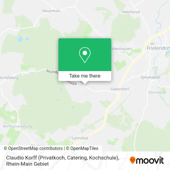 Карта Claudio Korff (Privatkoch, Catering, Kochschule)