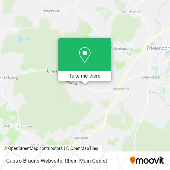 Карта Gastro Brauns Webseite