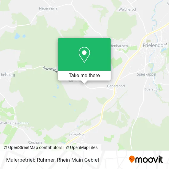 Карта Malerbetrieb Rühmer