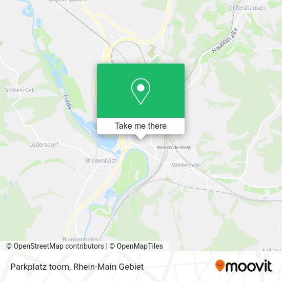Карта Parkplatz toom