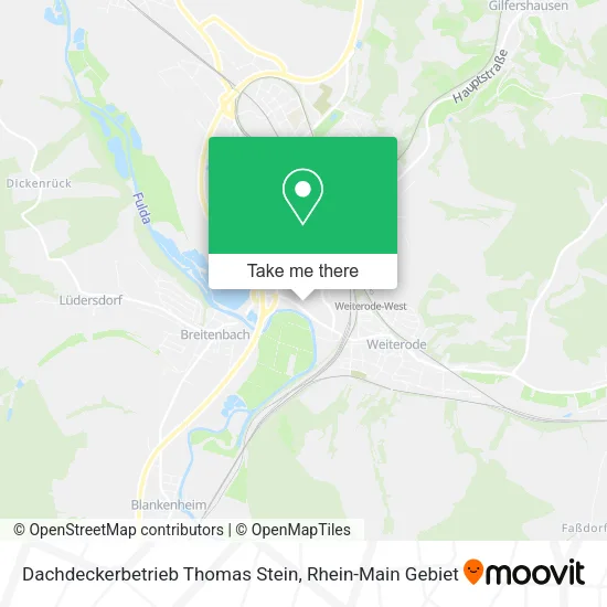 Карта Dachdeckerbetrieb Thomas Stein