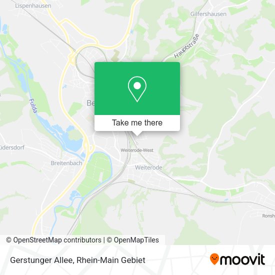 Карта Gerstunger Allee