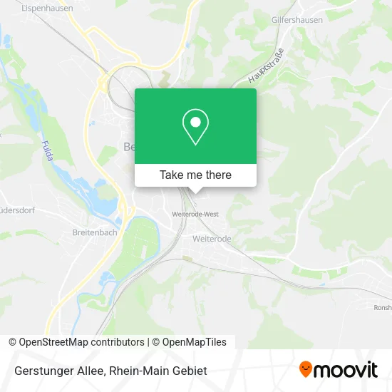 Карта Gerstunger Allee