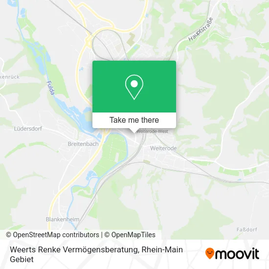 Карта Weerts Renke Vermögensberatung