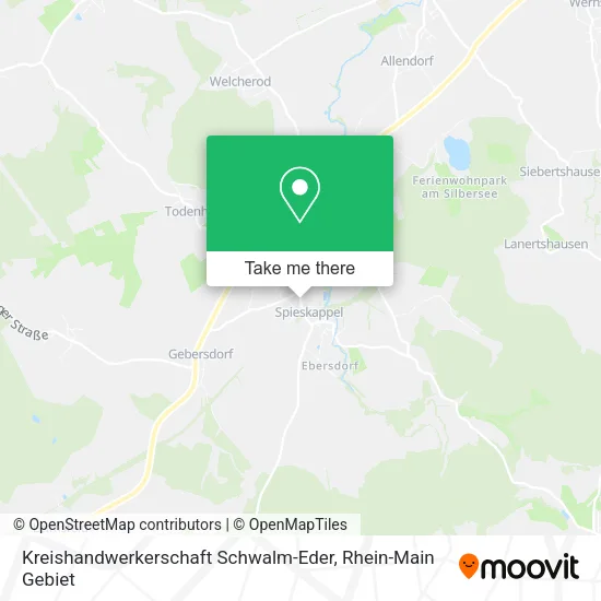 Карта Kreishandwerkerschaft Schwalm-Eder