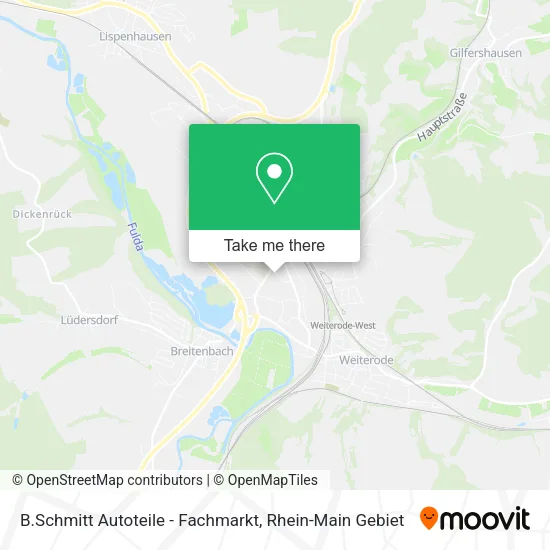 Карта B.Schmitt Autoteile - Fachmarkt