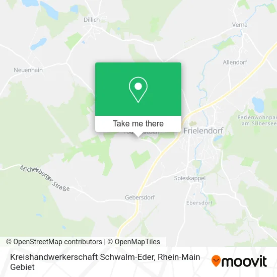 Карта Kreishandwerkerschaft Schwalm-Eder