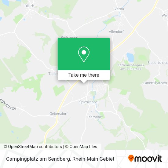 Карта Campingplatz am Sendberg