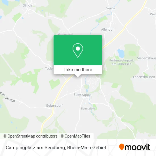 Карта Campingplatz am Sendberg