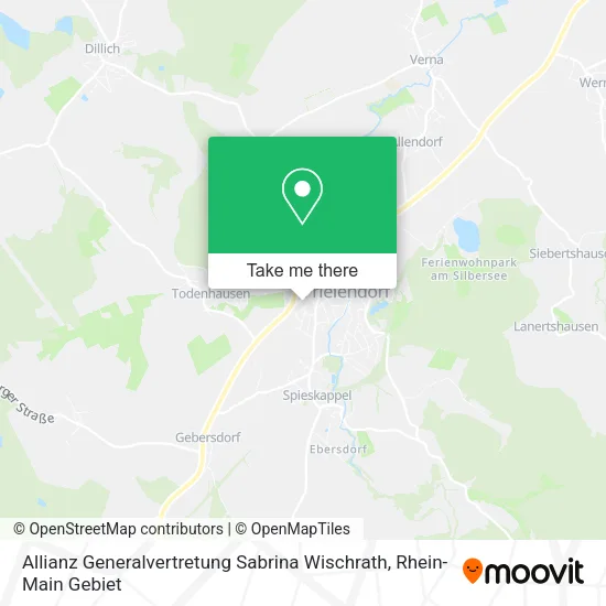 Карта Allianz Generalvertretung Sabrina Wischrath